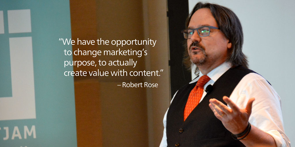 executive content creation, robert rose, CMI, content marketing institute, content as strategy